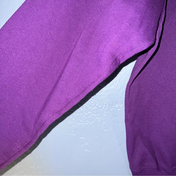 Tultex Vintage 1990s Purple Crewneck Sweater Size Extra Large - Picture 3 of 5